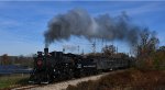 BRW 60 leads the "Pumpkin Express" as it heads to Pumpkin Jct